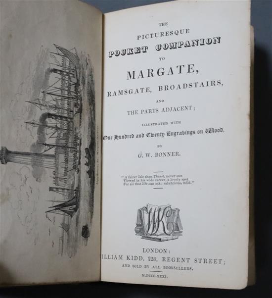 MARGATE, RAMSGATE, BROADSTAIRS: Bonner, George William - The Picturesque Pocket Companion to Margate, Ramsgate, Broadstairs, and